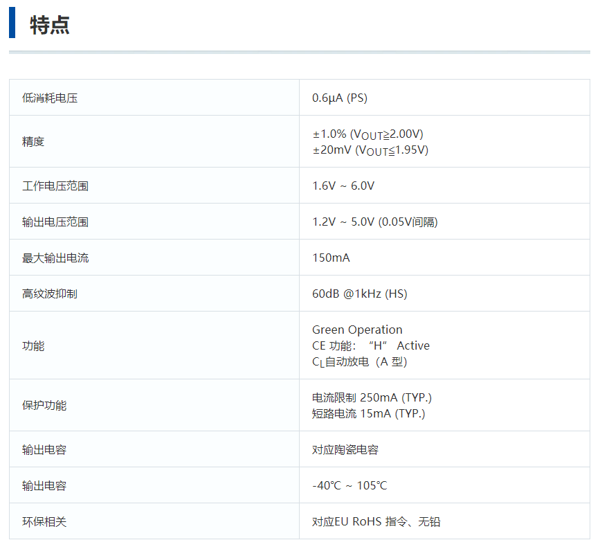 特瑞仕代理，TOREX代理商， 超低消耗電流XC6241，TOREX代理，TOREX LDO.png